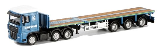 WSI1033 - DAF XF 105 3 Essieux Avec Remorque plateau 3 Essieux 