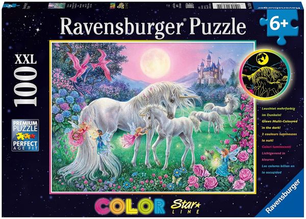 RAV136704 - Puzzle 100 Pièces Licorne au clair de lune - 1