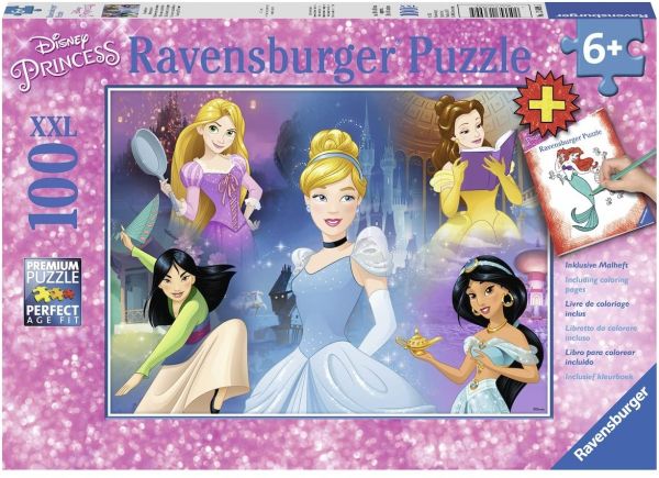 RAV136995 - Puzzle 100 Pièces Princesses Captivantes - 1