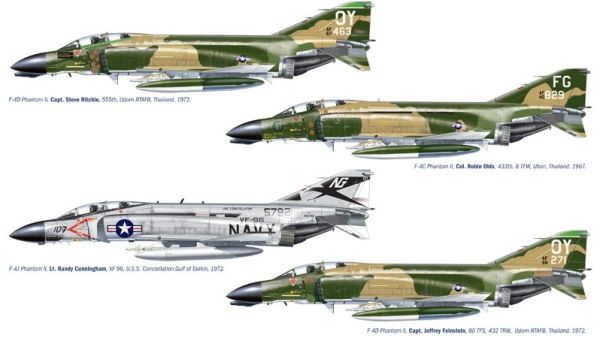 ITA1373 - Avion F-4 Phantom D Aces à assembler et à peindre - 1