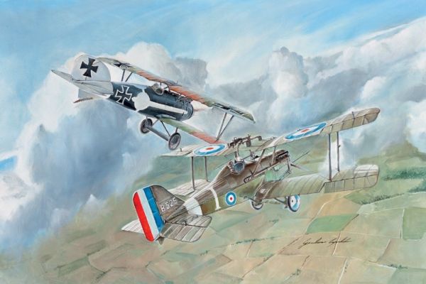ITA1374 - Biplane S.E. 5a and Albatros D.III à assembler et à peindre - 1