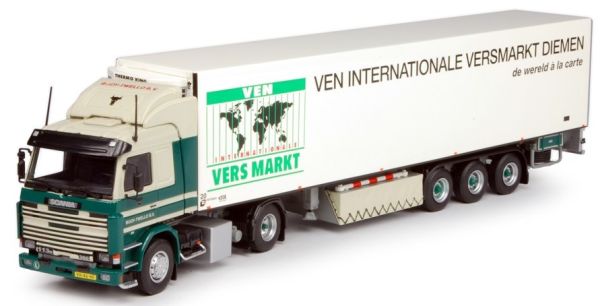 TEK65098 - SCANIA 113/60 4x2 Avec Remorque frigorifique 3 Essieux 