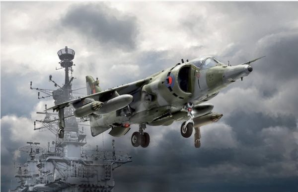 ITA1401 - Avion de chasse Harrier GR.3 Falkland à assembler et à peindre - 1