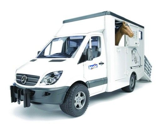 BRU2533 - MERCEDES Sprinter VAN à chevaux Ech:1/16 - 1