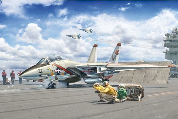 ITA1414 - Avion de chasse F-14A Tomcat  à assembler et à peindre - 1