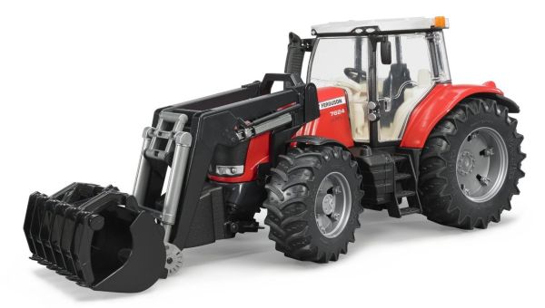 BRU3047 - MASSEY FERGUSON 7624 avec fourches Ech:1/16 - 1