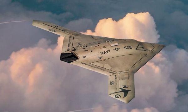 ITA1421 - Avion de chasse X-47B U.S. Navy Prototype  à assembler et à peindre - 1