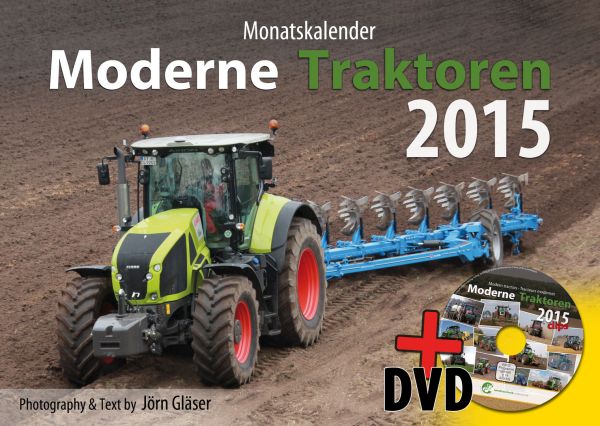 CALTRACMOD2015 - Calendrier TRACTEURS MODERNES 2015 et DVD de 35mn - 1