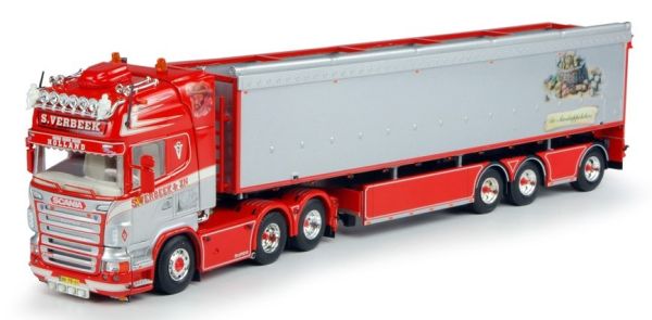 TEK64273 - SCANIA 6x4 Avec Remorque 3 Essieux  benne 