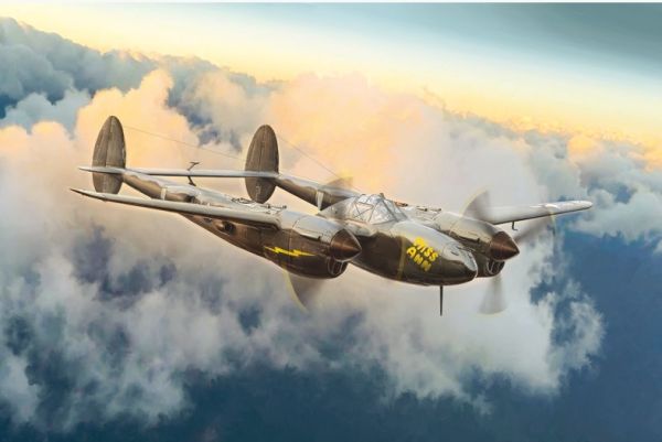 ITA1446 - Avion P38J Lightning  à assembler et à peindre - 1