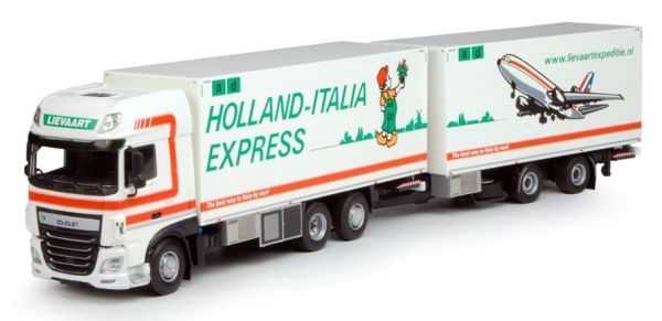 TEK65610 - DAF XF 116 Euro6 SSC porteur avec Remorque 2 Essieux 