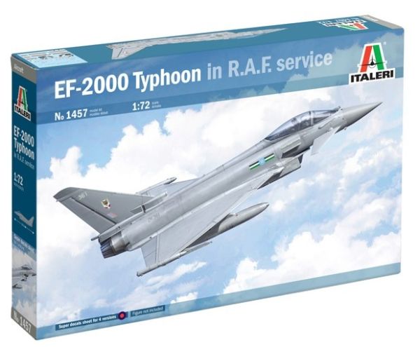 ITA1457 - Avion de chasse Eurofighter Typhoon EF-2000 à assembler et à peindre - 1
