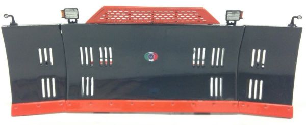 AGM03 - Lame LT400 Rouge et Noire - artisanal - 1