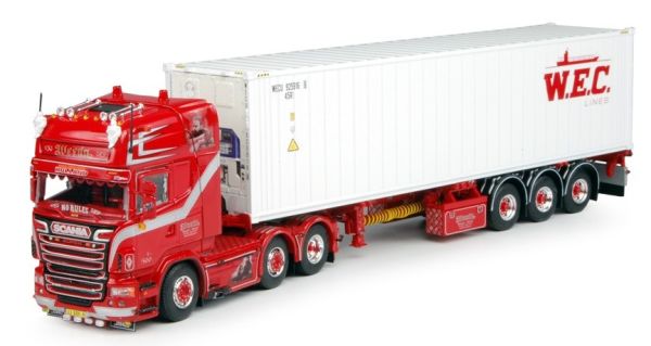 TEK65602 - SCANIA R09 Topline Avec remorque 3 Essieux et container frigorifique 40 Pieds 