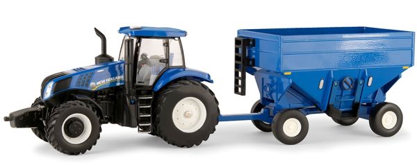 ERT13868 - NEW HOLLAND T8.350 Avec remorque wagon - 1