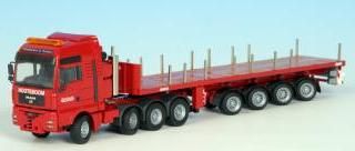 CON66139/02 - MAN TGA XL 8x4 Avec remorque extensible 4 Essieux directionnel 