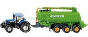 SIK1860 - NEW HOLLAND T7070 avec tonne JOSKIN Ech:1/87 - 1