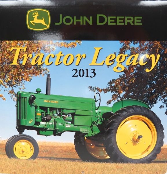 CAL195554 - Calendrier JOHN DEERE Tracteur legacy 2013 - 1