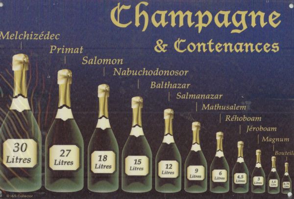 IES19M - Plaque tôlée : Champagne & Contenances - 1