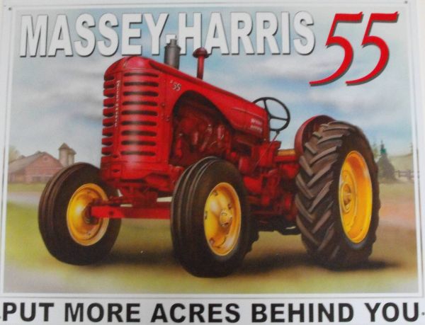 IES48G - Plaque tôlée : MASSEY HARRIS 55 - 1