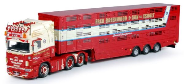 TEK65463 - SCANIA T164 6x4  Avec bétaillére 3 Essieux 