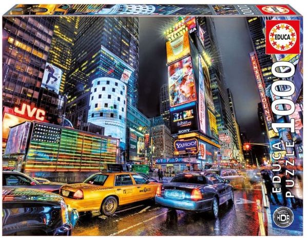 EDU15525 - Puzzle 1000 Pièces Times Square à New York - 1