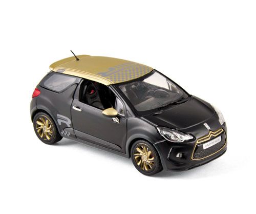 NOREV155288 - CITROEN DS3 Racing noir à toit or 2013 - 1