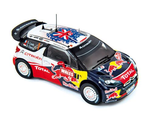 NOREV155353 - CITROEN DS3 WRC World Champion Rallye GB 2011 Loeb/Elena REDBULL - 1