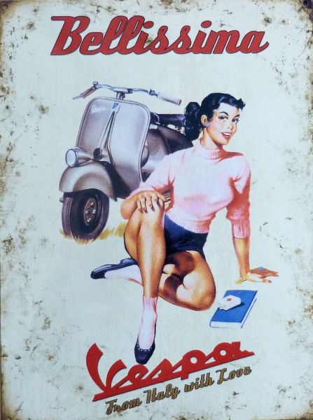 IES051G - Plaque VESPA 