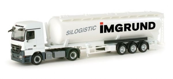 HER156028 - MERCEDES Actros LH08 4x2 avec remorque silo 3 Essieux IMGRUND - 1