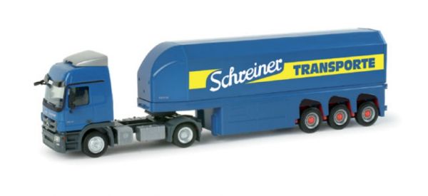 HER157179 - MERCEDES Actros L08  avec remorque 3 essieux SCHREINER - 1