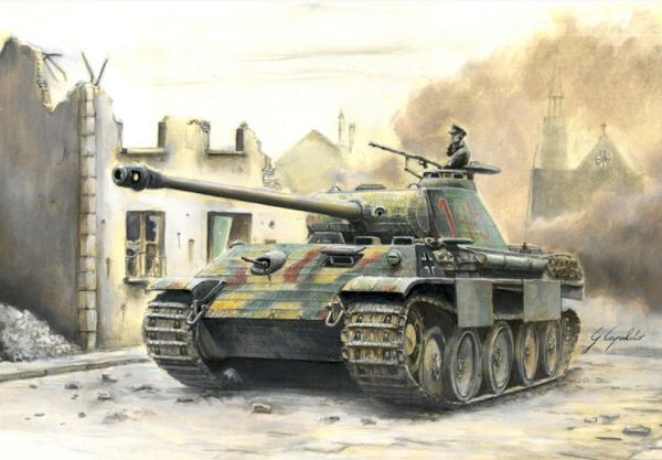 ITA15752 - Char Sd.Kfz.171 Panther Ausf.A à assembler et à peindre - 1