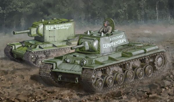 ITA15763 - Chars KV-1 / KV-2 à assembler et à peindre - 1