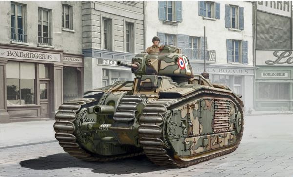 ITA15766 - Char B1 Bis à assembler et à peindre - 1