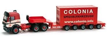 HER158503 - MERCEDES SK 6x4 porte engins avec container COLONIA - 1