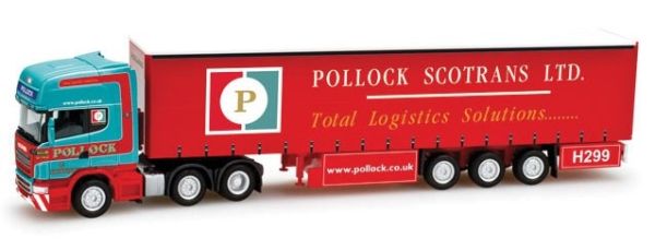 HER159081 - SCANIA R09 TL avec remorque bâchée  POLLOCK LTD - 1
