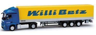 HER159272 - MERCEDES Actros avec remorque bâchée WILLI BETZ - 1