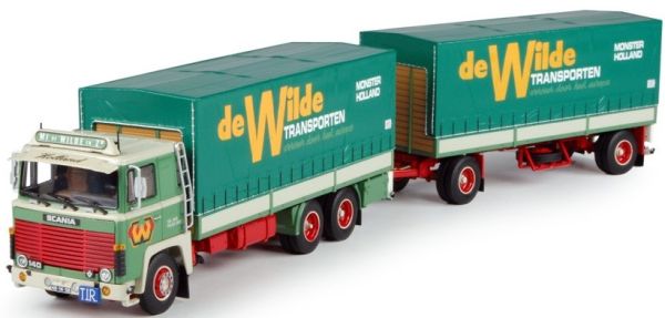 TEK64805 - SCANIA 140  6x4 Avec Remorque 2 Essieux 