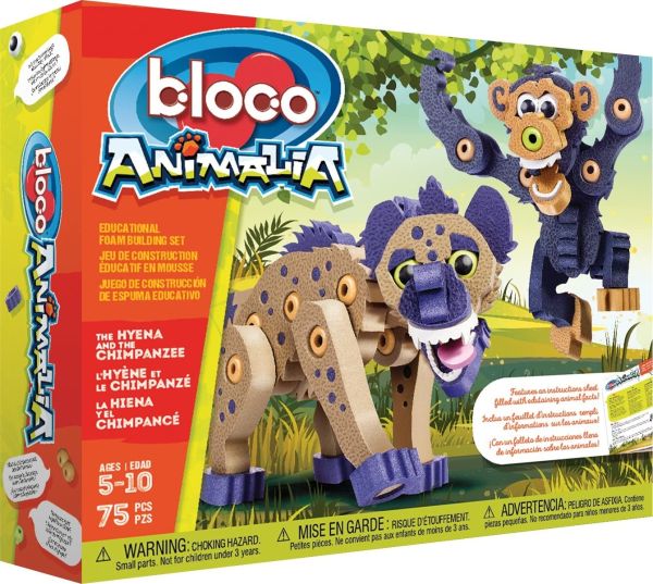 BLOC16001 - Animalia – La Hyène et le Chimpanzé 114 pièces - 1