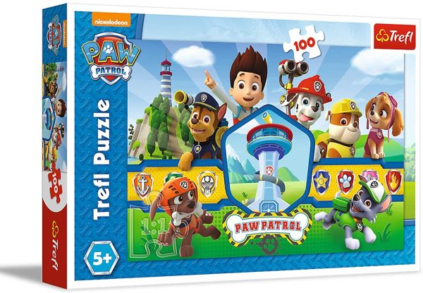 TRF16351 - Puzzle 100 Pièces PAT PATROUILLE L'équipe des Héros - 1