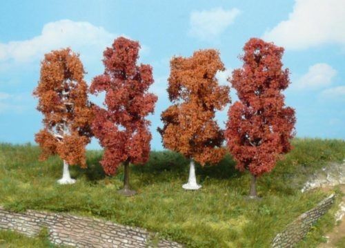 HEK1704 - Lot de 4 arbres d'automnes 8-12 cm - 1