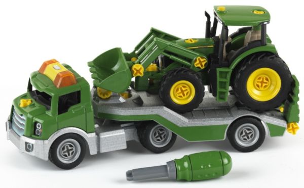 KLE3908 - Camion Porte engins avec JOHN DEERE 6215R - 1