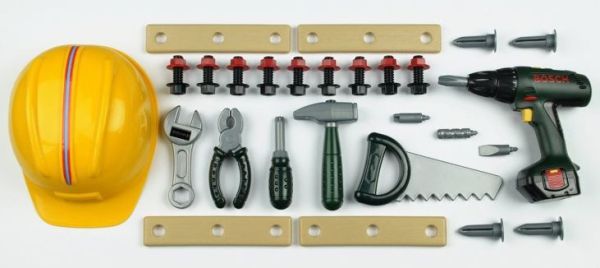 KLE8418 - Set de 6 outils BOSCH avec casque de travail - 1