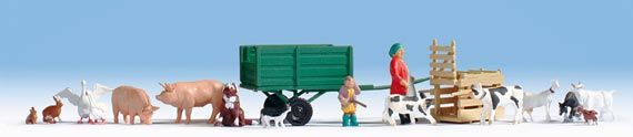 NOC15710 - Animaux de la ferme avec personnages Ech: 1/87 - 1