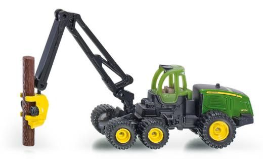 SIK1652 - JOHN DEERE 1470E Forestier avec 6 rondins de bois - 1