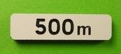 MCD-031 - Panonceau signalisation à 500m - En kit - 1