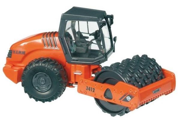 NZG6661 - Rouleau HAMM 3412 HT P Avec Cabine Pied de Mouton - 1