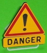 MCD-064 - Panneau Provisoire Danger - En kit - 1