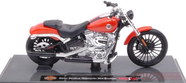 MST17083 - HARLEY DAVIDSON  Breakout 2016 Orange et noire - 1
