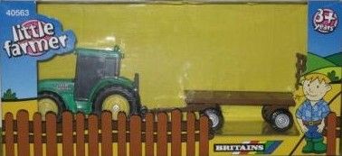 BRI40563 - Tracteur Vert avec plateau Ech:1/32 - 1